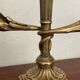 Pair of candle holders in gilded bronze nineteenth century