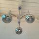 Fonderal Space Age Chandelier – Mid-Century Modern Chrome, Stamped “Fondera