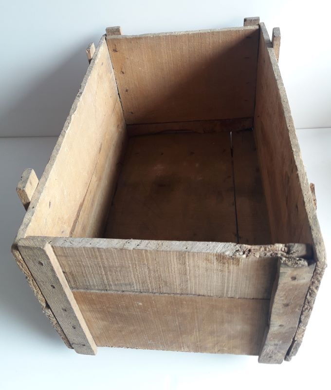 Ibled chocolate box in old wooden transport