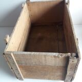 Ibled chocolate box in old wooden transport