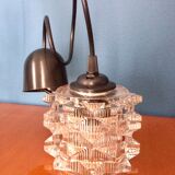 Chiseled glass hanging
