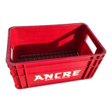 Vintage red plastic locker for 35 bottles of 25 cl anchor beer