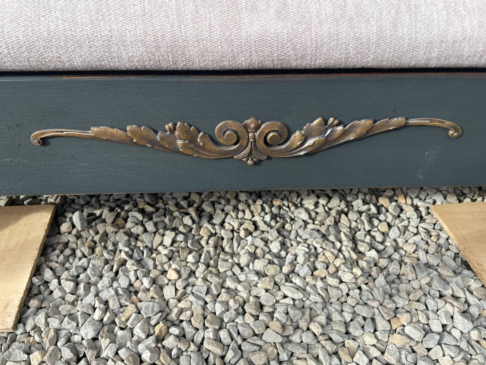 Old hotel bench
