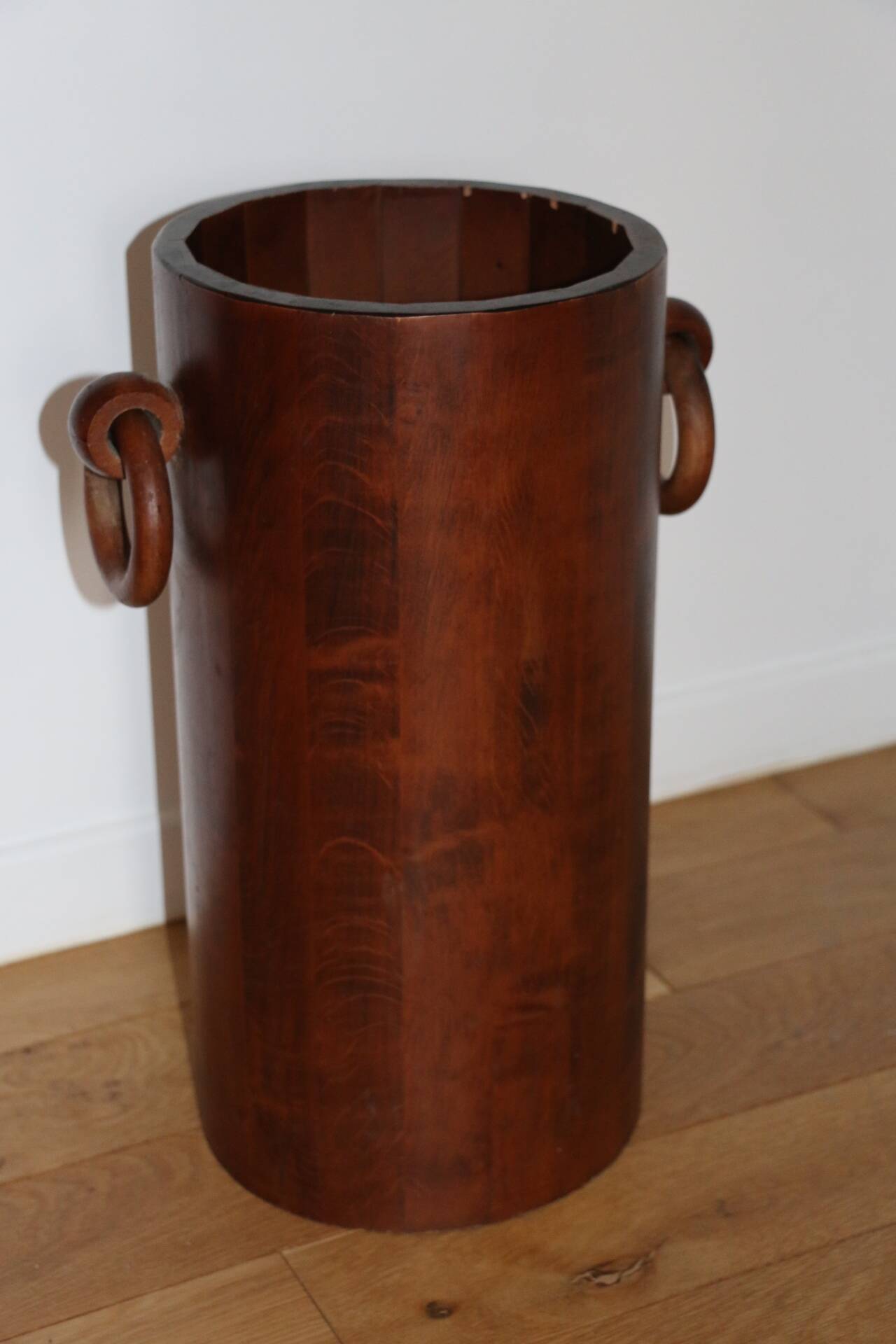 Wooden umbrella stand