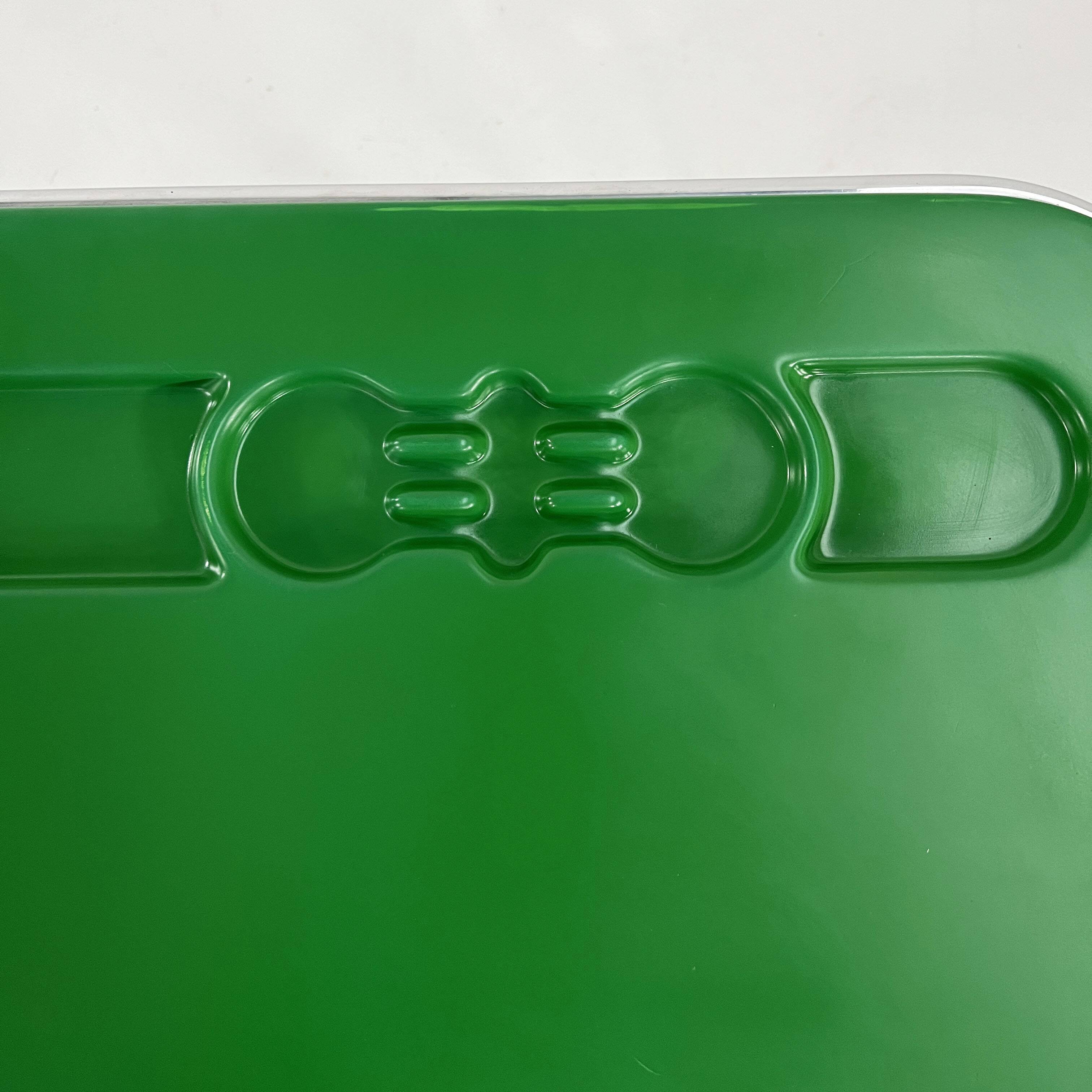 Platone Green Folding Desk by Giancarlo Piretti for Anonima Castelli, 1970