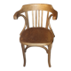 Fauteuil de bureau  bois courbé