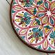 Large colorful dish.