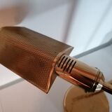 Golden metal reading lamp 2 articulated arms