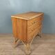 Commode vintage en bambou et rotin