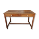 Table in raw oak, countryside.