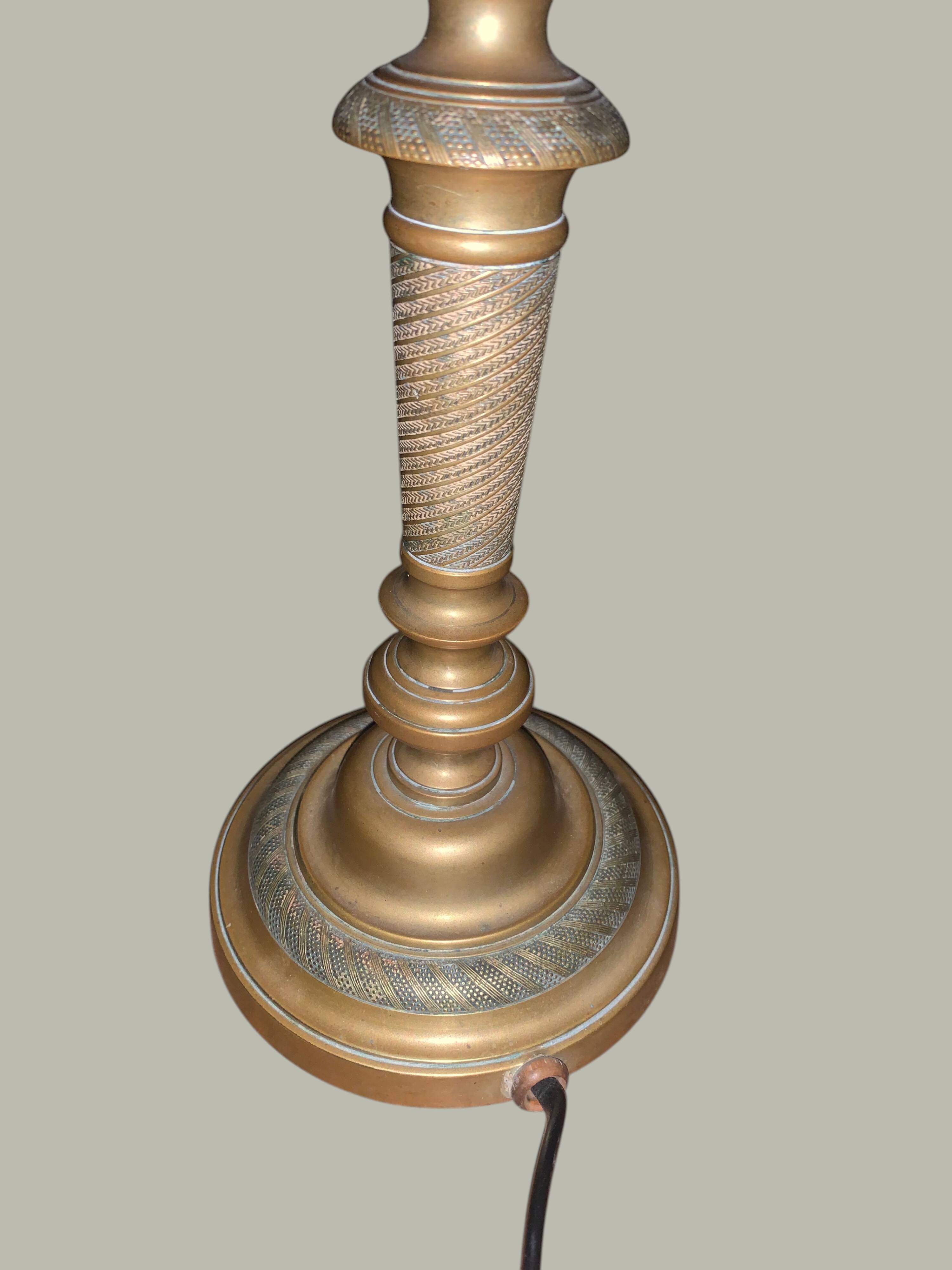 Brass lamp neoclassical style