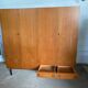 Scandinavian teak wardrobe storage cabinet 60s