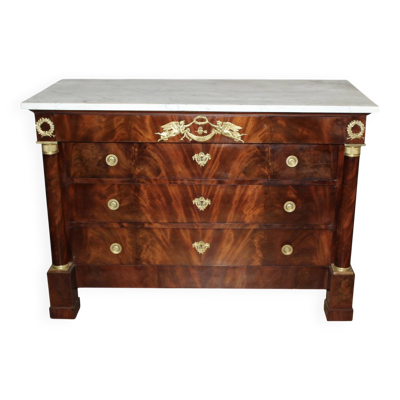 Commode Empire en acajou début XIX
