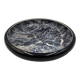 Alvino Bagni, black marbled ceramic centerpiece / vide poche, ca. 1970