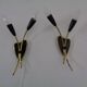 Mid-Century Modern German Wall Lamps, 1950s, Set of 2