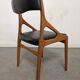 Series of 6 Scandinavian teak chairs from the 50s/60s