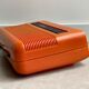 Orange space age gold star rk-306 alarm radio clock