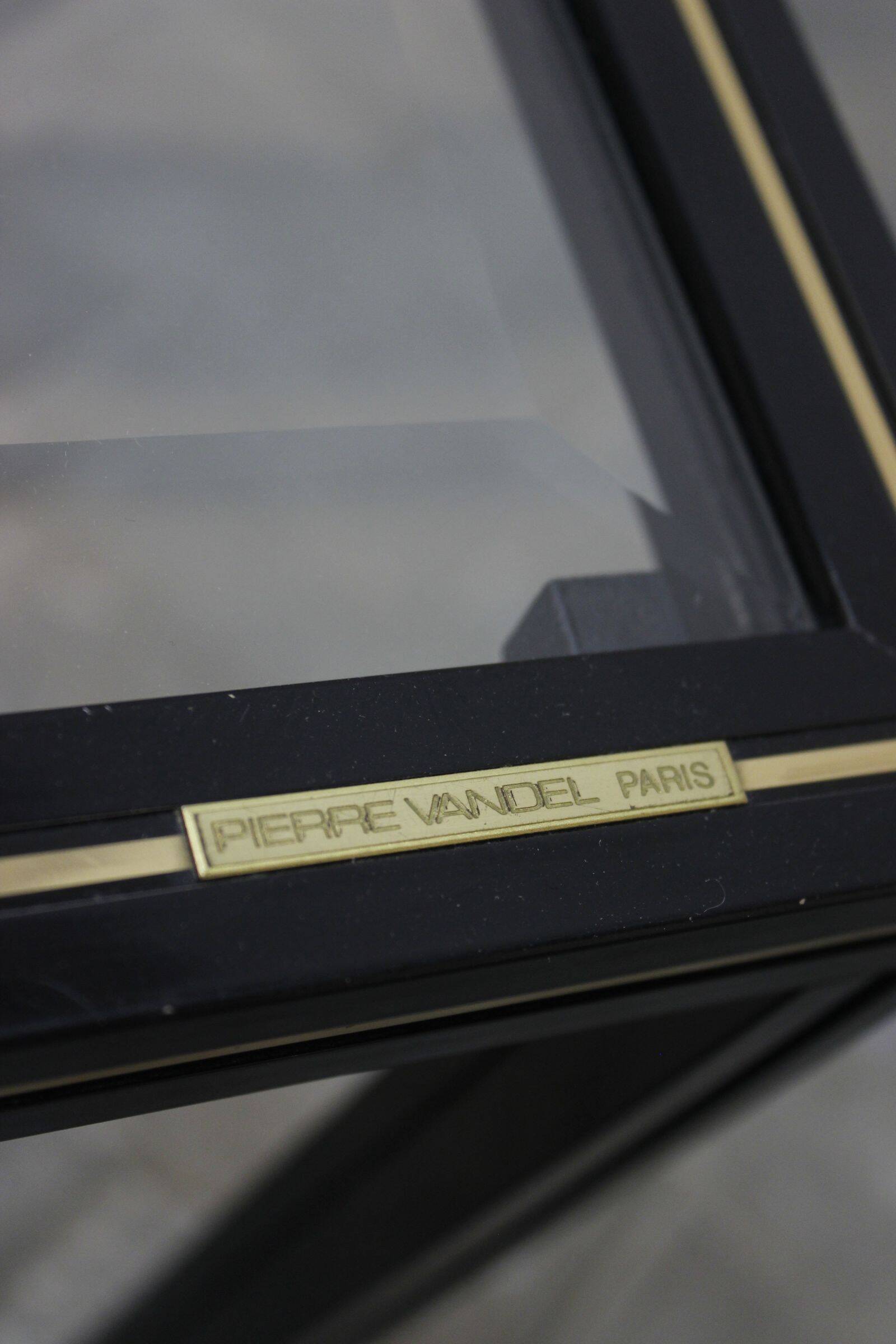 Pair of Pierre Vandel Paris side tables, 1970s