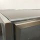 70s coffee table in chrome and smoked glass
