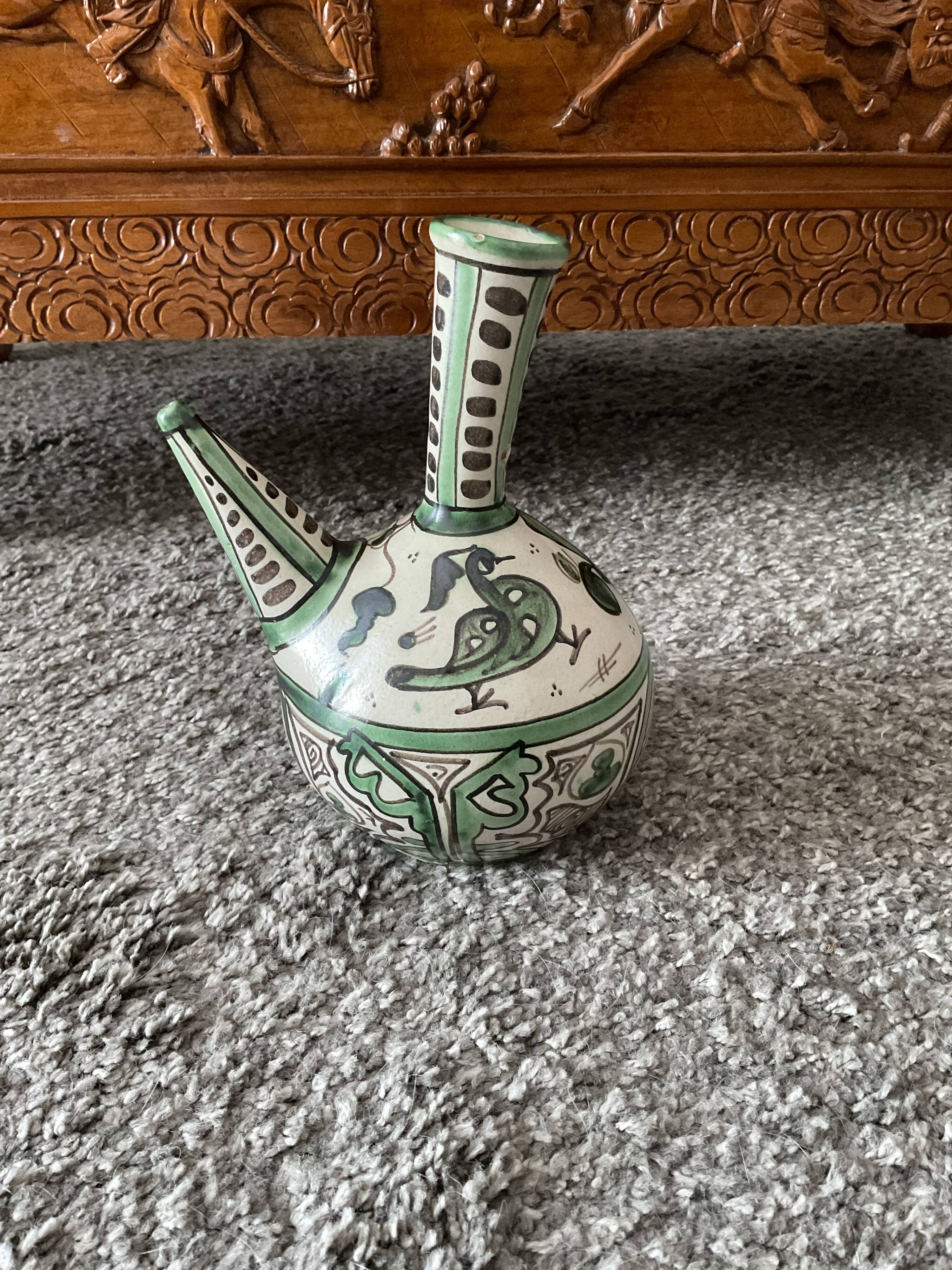 Gargoulette, jug, ceramic, signed Punter, circa 50