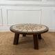 Table basse herbiers vintage