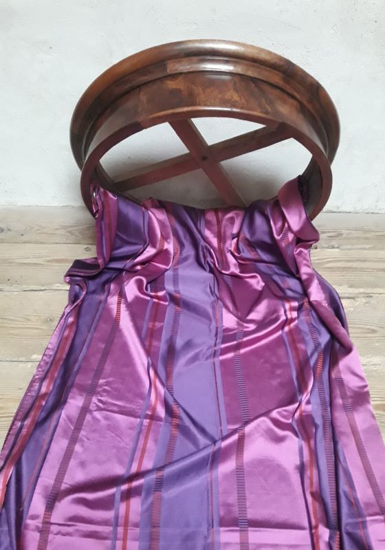 Bed sky, canopy in solid walnut XIX°