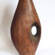 Scandinavian design teak vase 70s