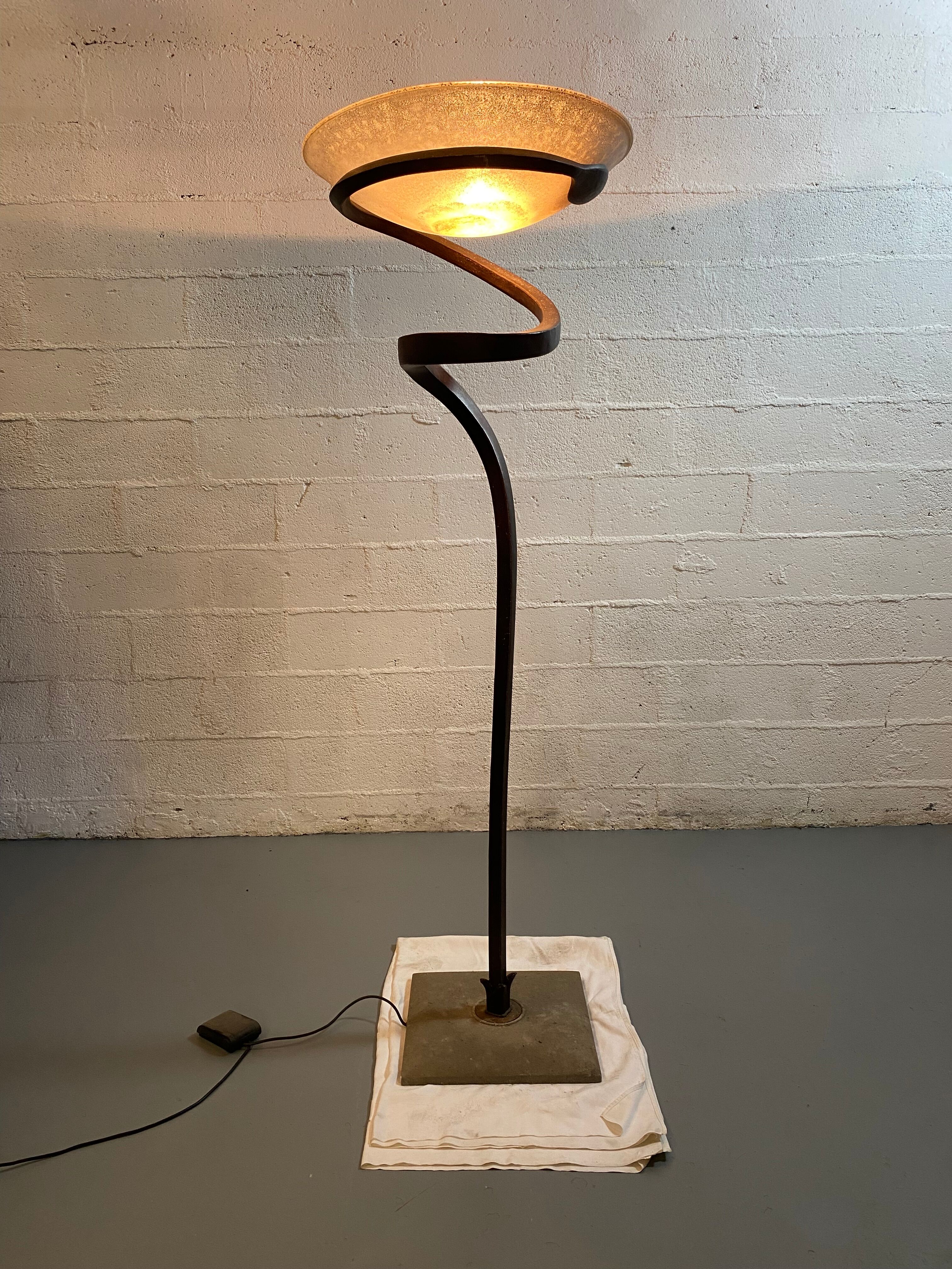 Floor lamp "Alfea" Scavo Enzo CIAMPALINI for Lamp International in Murano glass- 1970