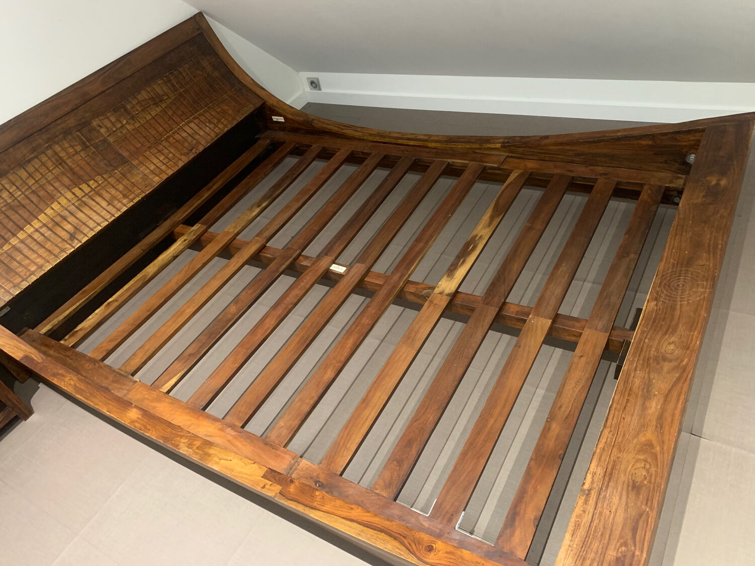 Bed and bedside tables