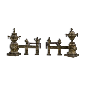 paire de chenets époque