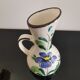 Vase with ceramic handle West Germany