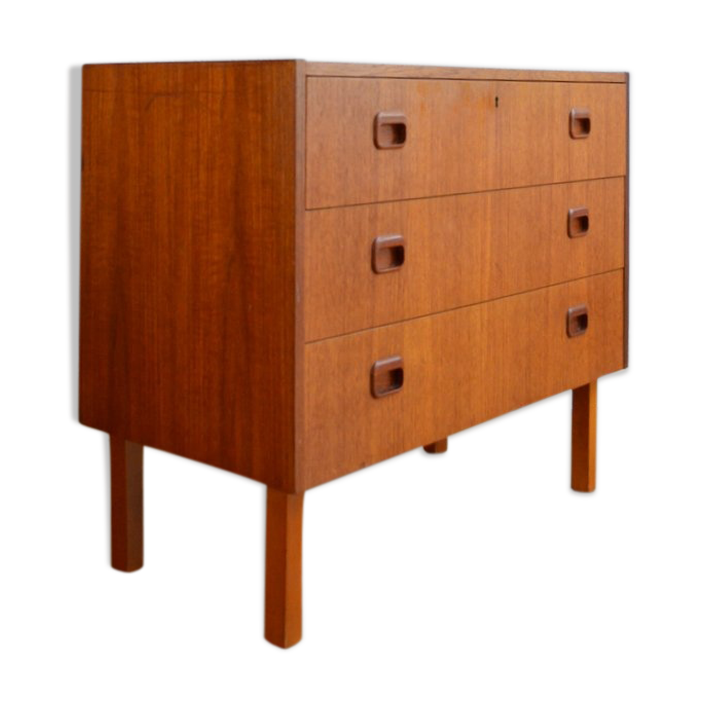Scandinavian chest of drawers teak vintage 1960