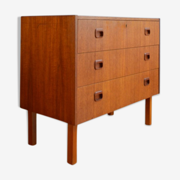 Scandinavian chest of drawers teak vintage 1960