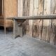 Grand banc de ferme en pin massif (rénové)