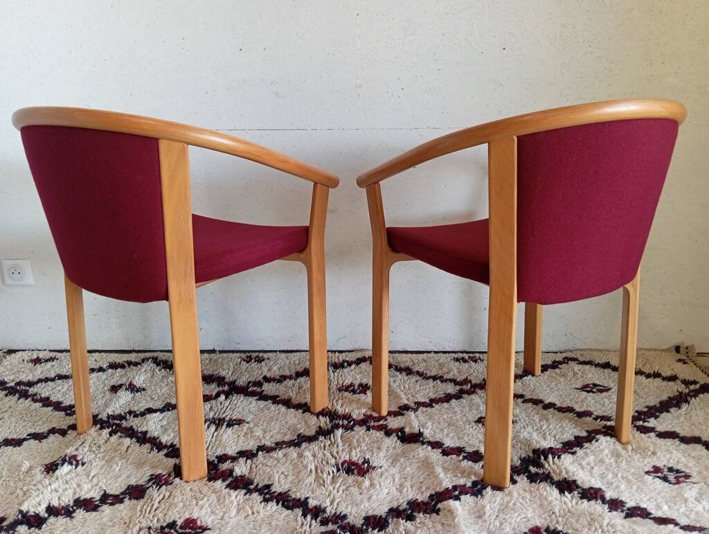 Paire de fauteuils scandinaves Magnus Olesen, Danemark