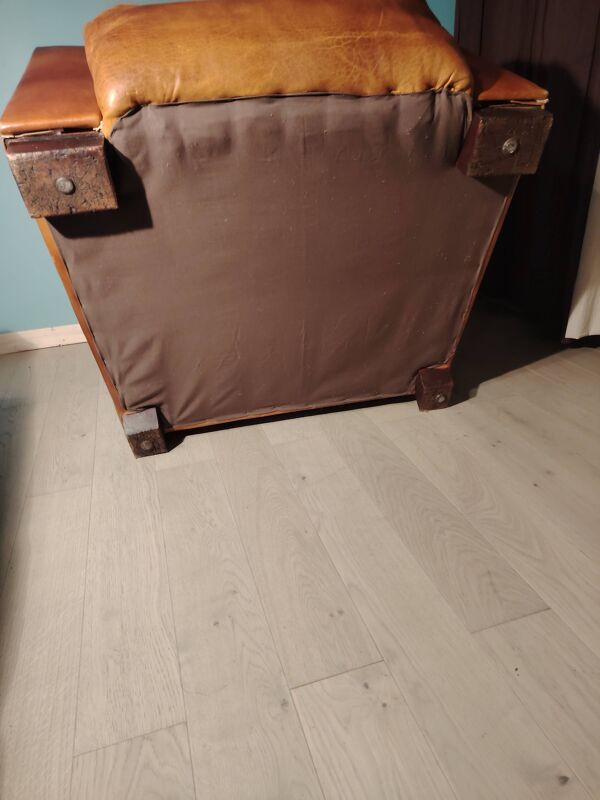 Fauteuil club carre