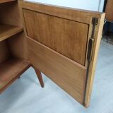 Vintage oak secretary shelf
