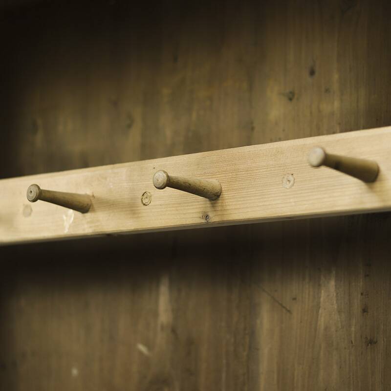 Folk art painted bridal wardrobe