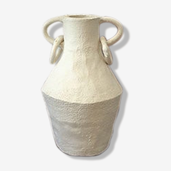 Vase boucles blanc - Cassandre Bouilly