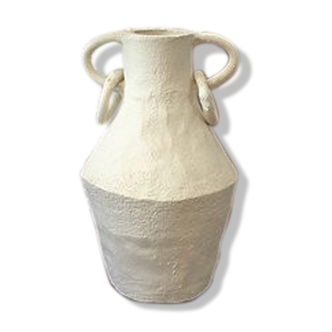 Vase boucles blanc - Cassandre Bouilly