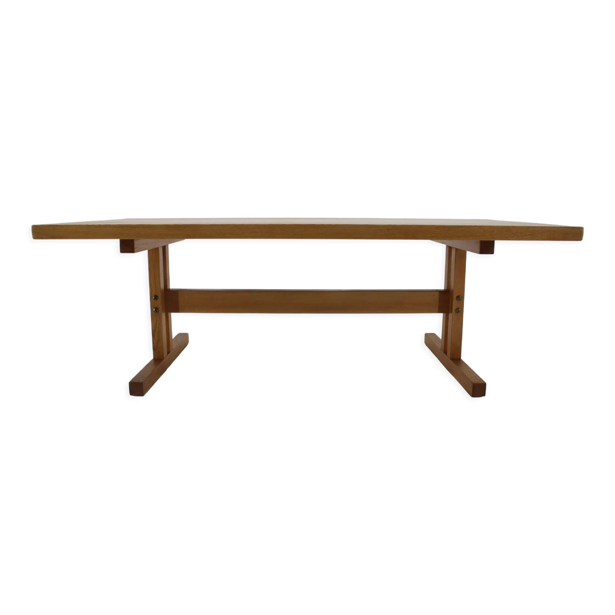 1960s Shaker Coffeetable in Solid Oak Wood, Denmark