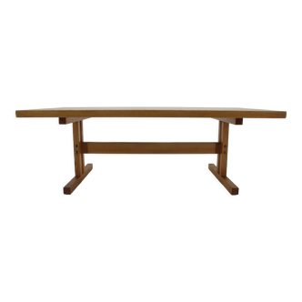 1960s Shaker Coffeetable in Solid Oak Wood, Denmark