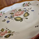 Large round earthenware plate Jodra de Martres Tolosane