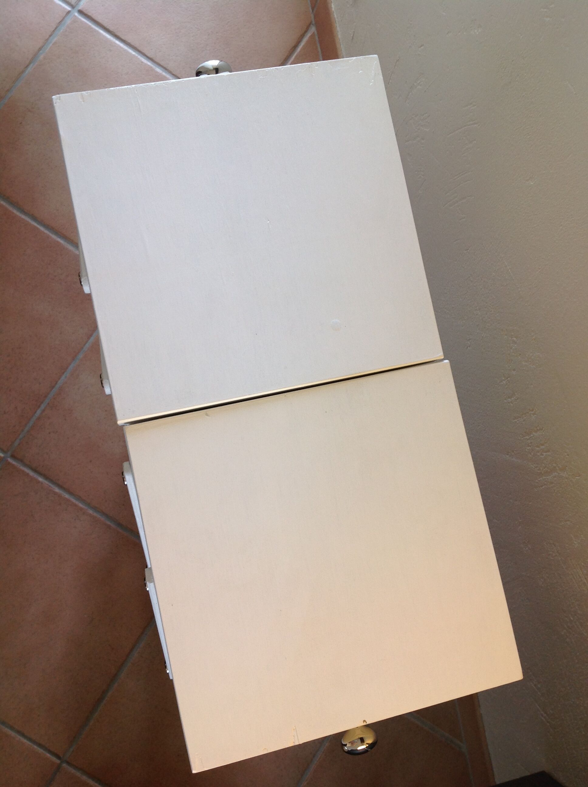 Worker painted wooden art deco form