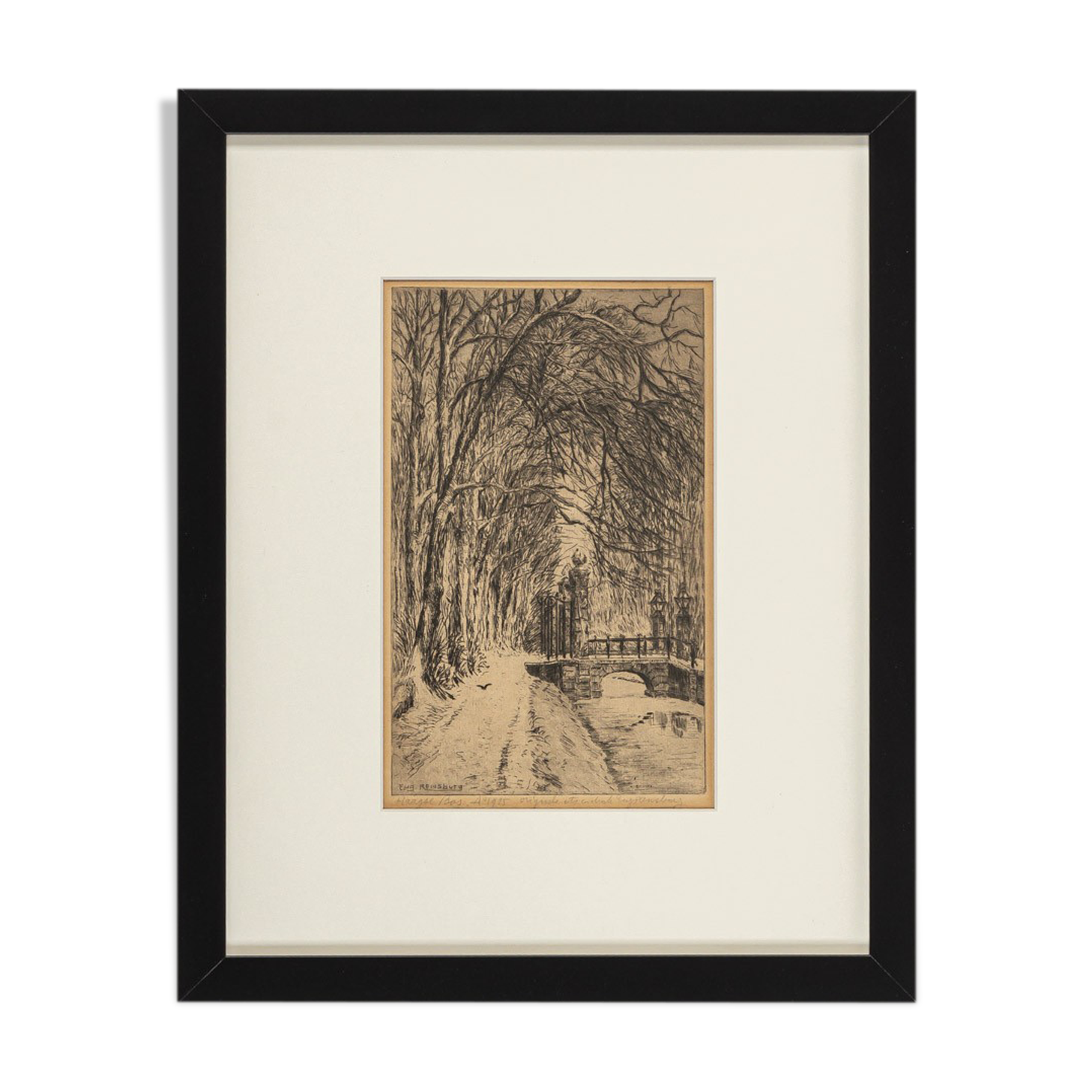 The Hague, B/W Etching on Paper, 31 x 40 cm