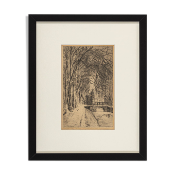 The Hague, B/W Etching on Paper, 31 x 40 cm
