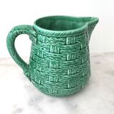 Pitcher barbotine Digoin Sarreguemines
