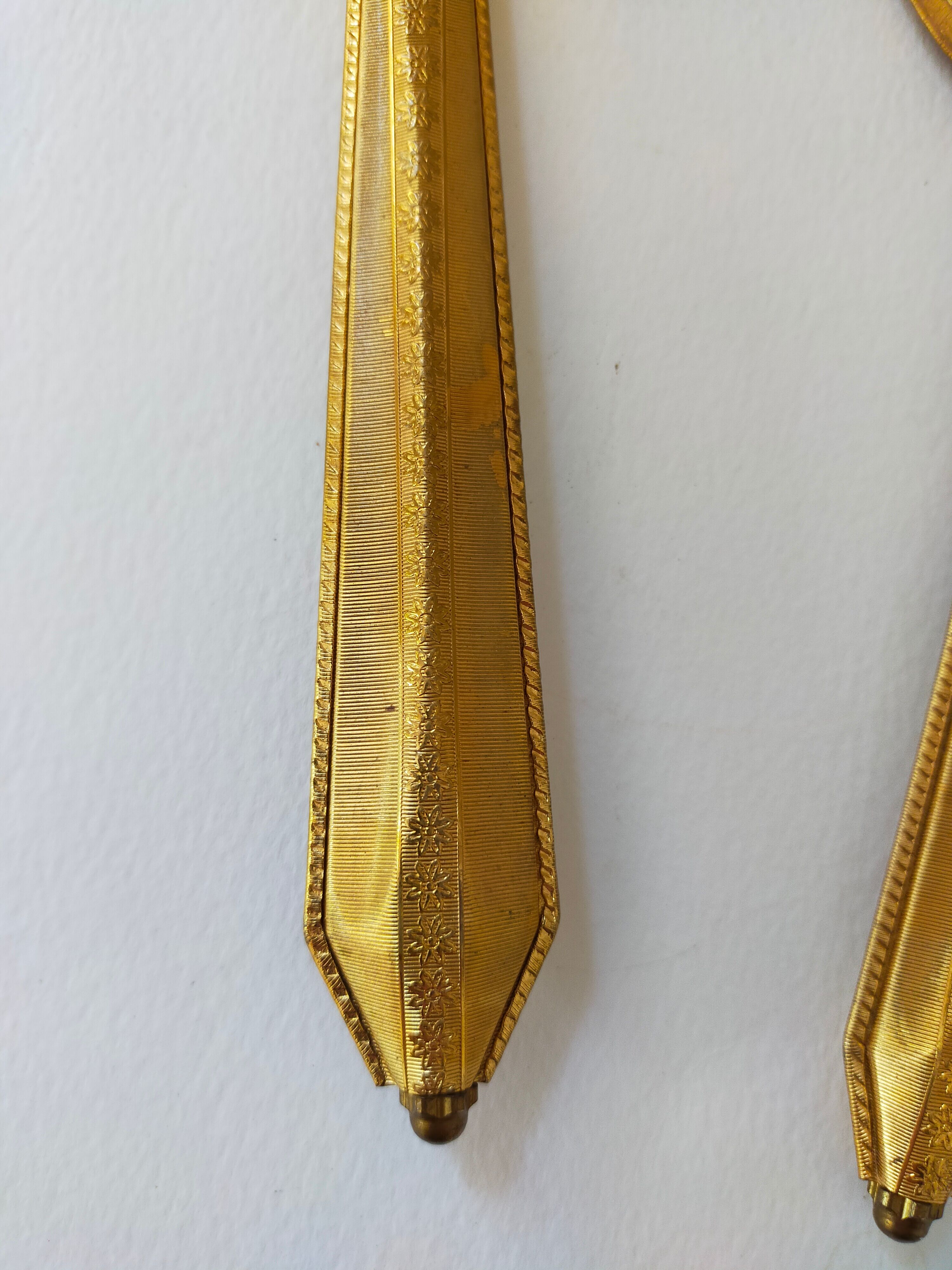 Vintage handheld mirror and hairbrush vanity set