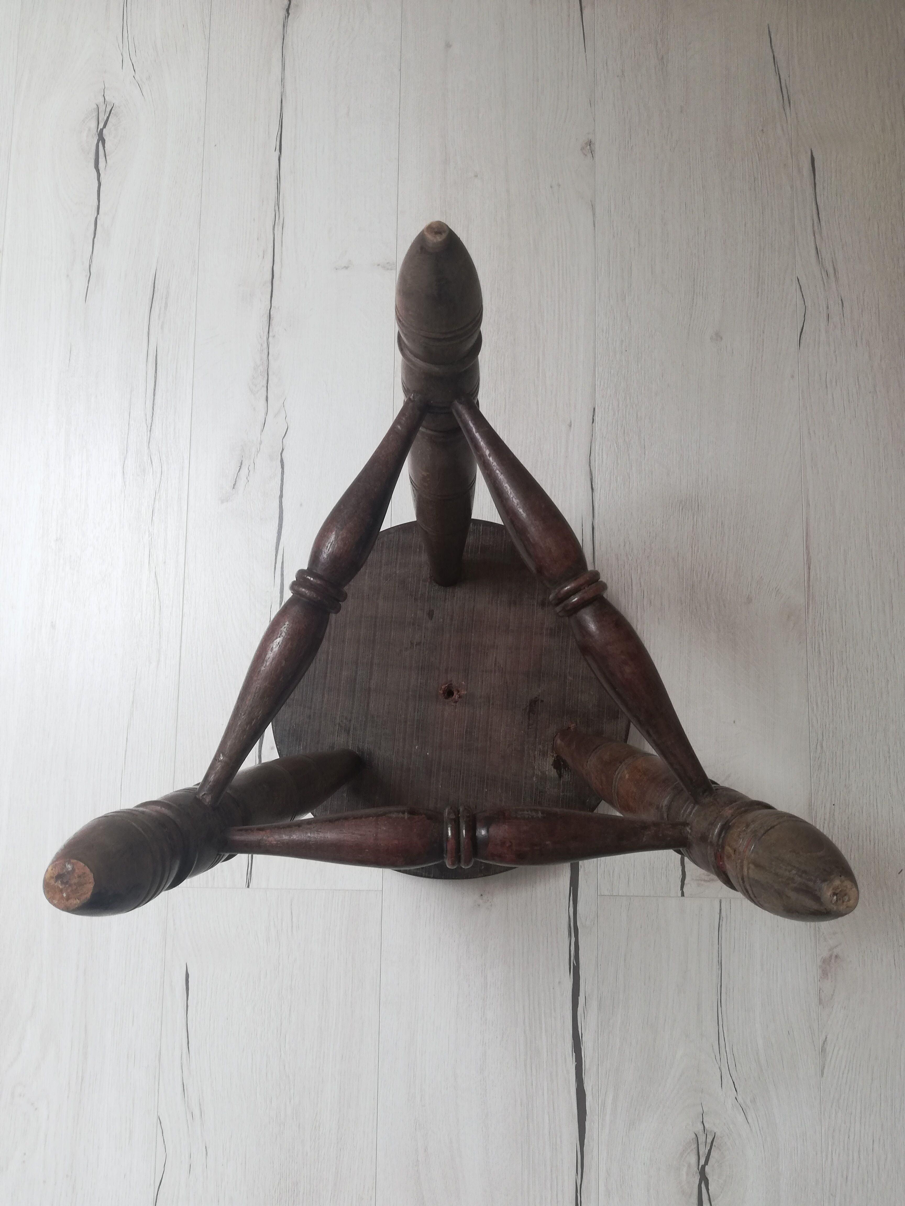 Vintage tripod stool