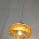 Vintage Art Deco Pendant Light – Molded Frosted Glass – 21 cm